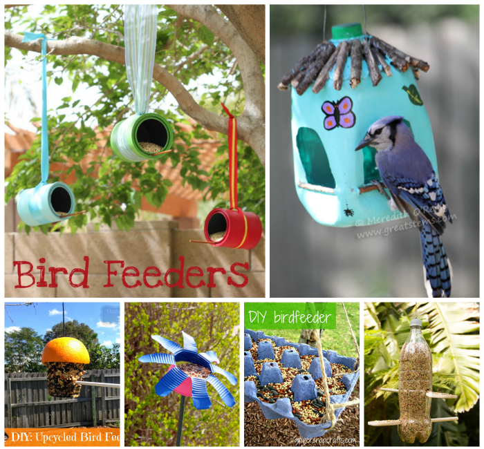 Bird Feeder Collage The Resourceful Mama